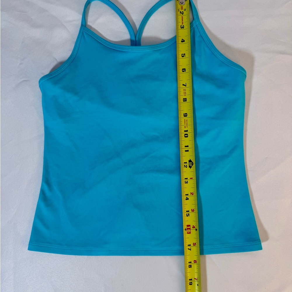 Like New- Ivivva by Lululemon Turquoise Strappy Tank – Girls Size 14 - Picture 3 of 9
